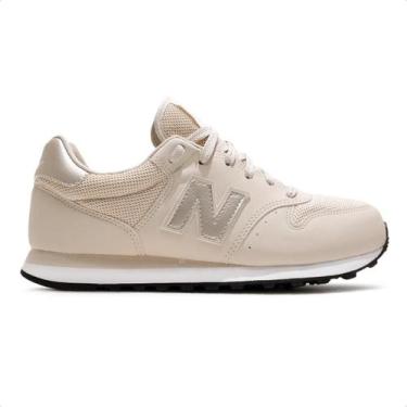 Imagem de Tênis New Balance 500 V2 Feminino, Bege, Dourado, 38