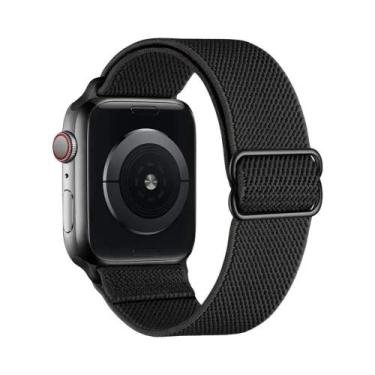 Imagem de Pulseira Ajustável De Nylon Elástico Solo Loop Para Apple Watch 49mm 4