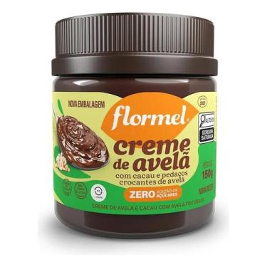 Imagem de Creme de Avelã com Cacau e Avelã Crocante Flormel Pote 150g - Congratu