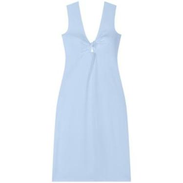 Imagem de Vestido Midi Com Torção E Linho-Feminino