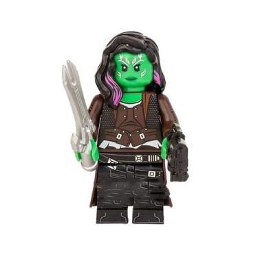 Imagem de Boneco super herois e viloes cinema bloco de montar, GAMORA