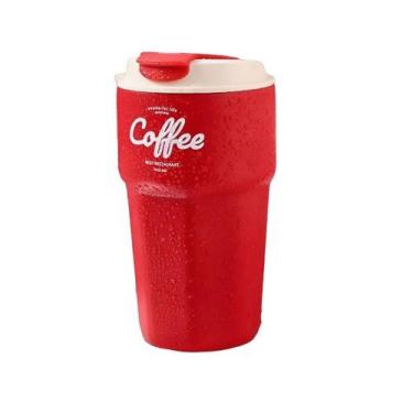 Imagem de Copo Térmico Coffee Em Aço Inox Com Alça P/ Viagem 420ml - GENERIC, Ve