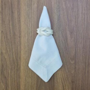 Imagem de Porta Guardanapo Nó Náutico - Decor Madame Blue, Branco