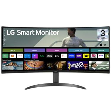 Imagem de LG Monitor inteligente 34SR60QC curvo (1800R) UltraWide 21:9, WQHD de 34 polegadas (344...