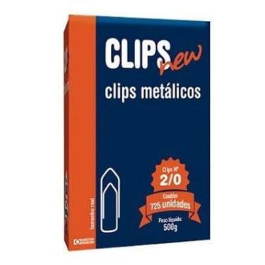 Imagem de Clips de Papel n 2/0 com 725 Unidades - Clips Top -