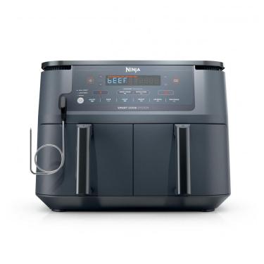Imagem de Fritadeira Elétrica Air Fryer Ninja DZ550GY Cinza 10 QT Cestas Duplas Termômetro Integrado 10 em 1 1690 W 110V