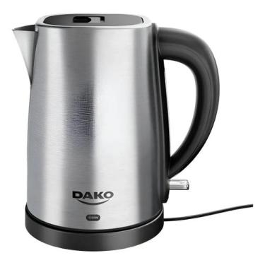 Imagem de Chaleira Elétrica Dako 1,7L Inox 1200W com Desligamento Automático Bas