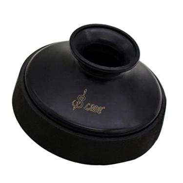 Imagem de Generic Sordina silenciosa de plástico para substituição de saxofone alto saxofone – preta