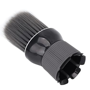 Imagem de Escova de corte de cabelo, alça resistente à derrapagem fino acabamento macio profissional pescoço espanador para salão de cabeleireiro para cabeleireiro