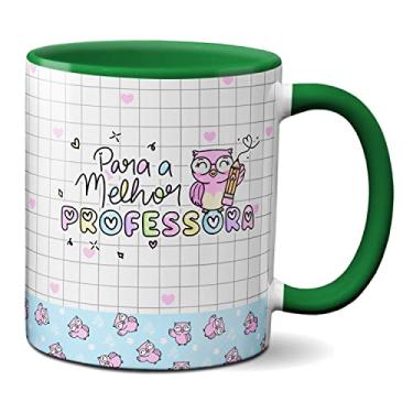 Imagem de Caneca Dia Dos Professores Presente Para Melhor Professora (Verde)
