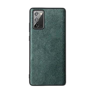 Imagem de Para Samsung Galaxy Note 20 Ultra S22 S21 Plus S20 FE S10 Note 10 Lite Zfold 3 flip 4 Fur Leather Back Cover, verde, para S22 Plus