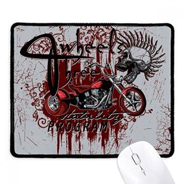 Imagem de Mousepad Graffiti Street Culture Bloody Skeleton Motor Tapete de borracha para jogos