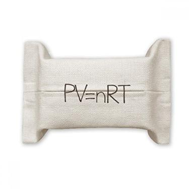 Imagem de Chemistry Kowledge Ideal Gas State Suporte de capa de papel para lenços faciais saco de linho de algodão