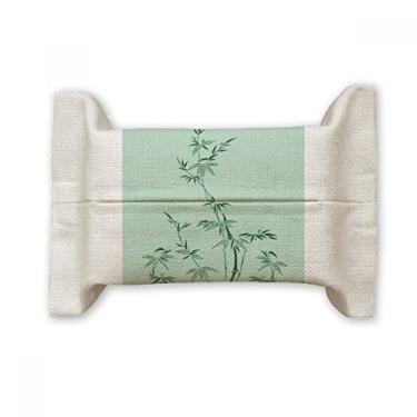 Imagem de Capa de papel para lenços faciais de bambu com cultura japonesa