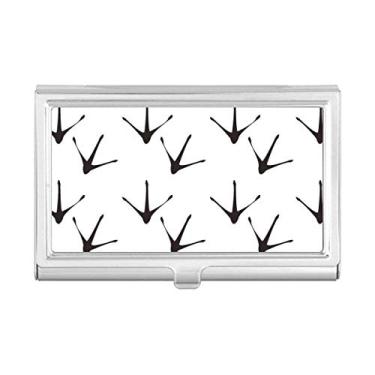 Imagem de Porta-cartões de visita com desenho de garra de galinha para proteger animal