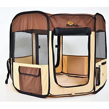 Imagem de Casinha Cercadinho Portátil Dobravel Pet Cão Gato - Meepets