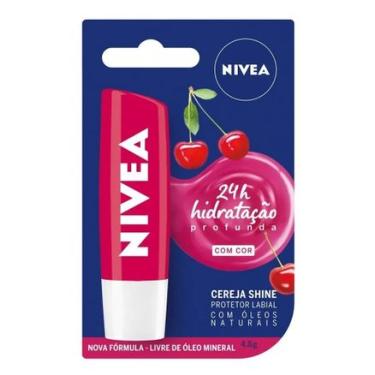 Imagem de Hidratante Labial Nivea Cereja Shine 4,8g NÍVEA