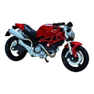Imagem de Miniatura Moto Ducati Monster Vermelho Maisto 1:18