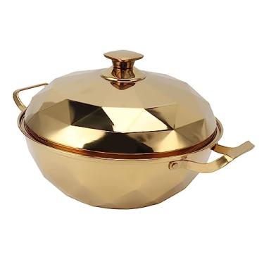 Imagem de Panela a Multifuncional, Dissipa Uniformemente o Calor Em Aço Inoxidável Panela a para Cozinhar Utensílios de Cozinha de Espessamento Inferior de Camada Dupla Com Placa de