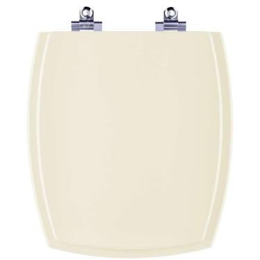 Imagem de Assento Sanitário Laqueado Soft Close Anturius Bege Claro para vaso Luzarte