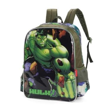 Imagem de Mochila de Costas Escolar Infantil Menino Hulk - Luxcel Cor:Verde