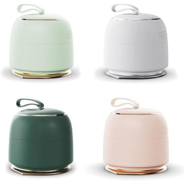 Imagem de Vaporizador para roupas, 373g portátil portátil para tecido de vestuário removedor de rugas Vaporizador 75W Spray ultrassônico para engomar tecido fof para casa e viagens /665 (Size : White)