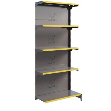 Imagem de Gôndola Fit 40 Parede 1 Continuação 2,02m Comercial Farmácia Loja - Amapá