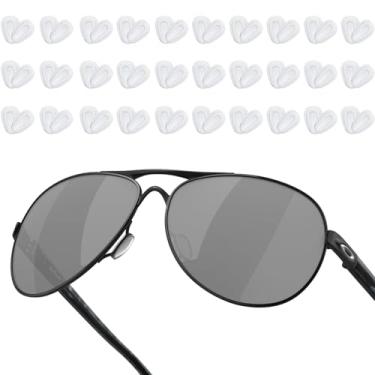 Imagem de Eye Opening Stuff 30 pares de almofadas de nariz de substituição para óculos de sol Oakley Feedback OO4079/Crosshair New 2012 OO4060/Gauge 6 OO6038/Gauge 8 OO4124 - Transparente