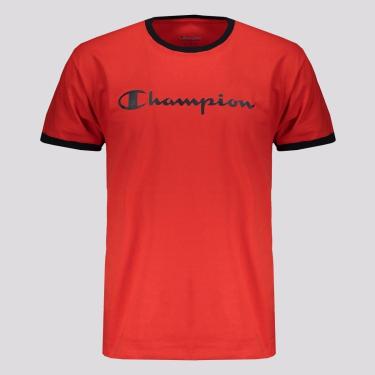 Imagem de Camiseta Champion Life Detail Vermelha-Masculino