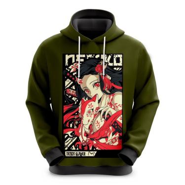 Imagem de Blusa Moletom Sublimação Blusão Full Print com Capuz Anime Novidade-Unissex