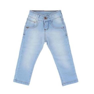 Imagem de Calça Jeans Infantil Feminina Dipopini Azul Claro - CPM072-Feminino