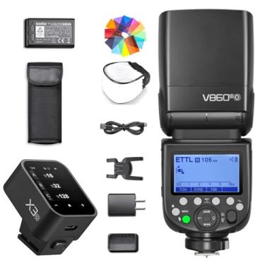 Imagem de Godox V860III-O Flash com gatilho de flash X3-O para bateria de lítio Olympus 7,2V / 2600mAh, GN60 2,4G sem fio HSS 1/8000 1,5s Tempo de reciclagem 10 níveis para câmeras Olympus/Panasonic