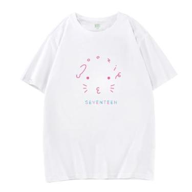Imagem de Camiseta Seventeen Japan Dome Tour Concert Star Style Support Camiseta estampada algodão camisetas tamanho grande, Woozi, G