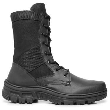 Imagem de Bota Coturno Masculino Tático Exército Militar Solado Costurado Resist