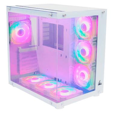 Imagem de Pc Gamer Amd Ryzen 5 5600Gt 16Gb 3200Mhz (Radeon Vega 7) Ssd 480Gb M.2, 500W 80 Plus, Gabinete C/ 10 Fans Argb + Controladora, Neologic - Nli87548