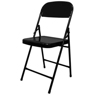 Imagem de Cadeira Açomix Dobrável (Preto)