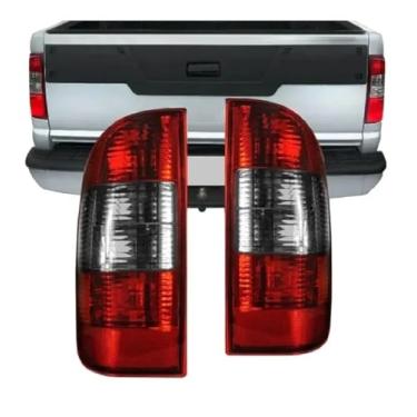 Imagem de Par Lanterna Traseira S10 2001 2002 2003 2004 2005 2006 2007 2008 2009 2010 2011 Fumê Cor:Fumê