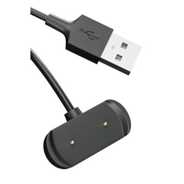 Imagem de Yaekea Carregador de 1 m para Amazfit Bip 5, Bip 3, Bip 3 Pro, Bip U, GTS 4 Mini, GTS 2, GTS 2 Mini, GTS 2e, GTR 2, GTR Mini/2e, T-Rex Pro, Active, carregador de relógio inteligente de substituição