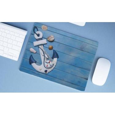 Imagem de Mouse Pad Emborrachado Personalizado Grande Náutico Oceania Praia Mar 