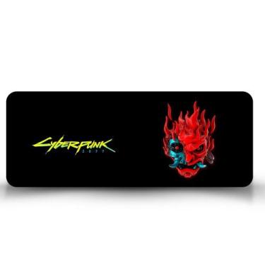 Imagem de Mouse Pad Gamer Cyberpunk 2077 Máscara - Império da Impressão, 90cm x 