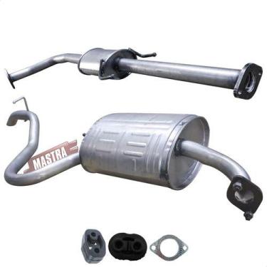 Imagem de Kit Escapamento Abafador+ Traseiro Hyundai I30 2.0 16v 09 13 - ScapJá