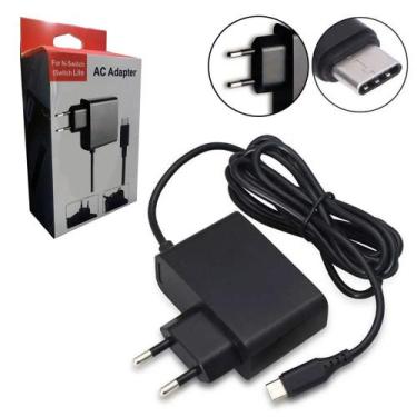 Imagem de Fonte Alimentação Carregador Compatível com Nintendo Switch/Switch Lit