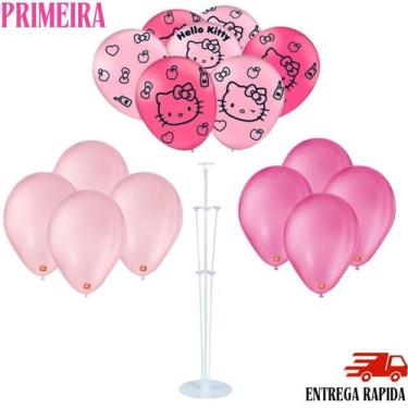 Imagem de Kit Decoração Completo Da Hello Kitty Festa Aniversario - crgfestas