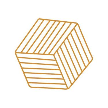 Imagem de Conjunto de 3 descansos Para Panela - Oikos MOSTARDA, U, MOSTARDA