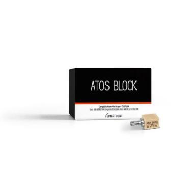 Imagem de Bloco De Resina Para Cad/cam Atos Block Bpa Free HT A1 Smart Dent