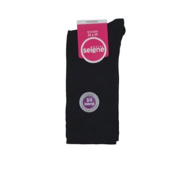Imagem de Meia Feminina Selene 3/4 Lã- 7001.001, 34-39