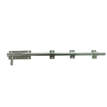 Imagem de Ferrolho Trinco Jumbo Porta Portão Alumínio Brilhante - 40cm - KMP
