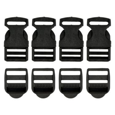 Imagem de Fecho de Engate e Passador de Alça 25mm Para Mochila 20 Peças - RU