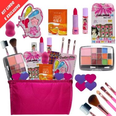 Imagem de Kit infantil maquiagem criança presente natal dia das crianças  - SAGA