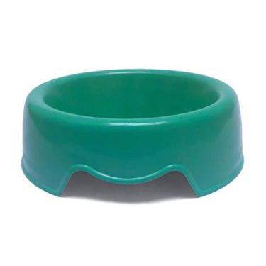 Imagem de Comedouro de Plástico para Cães São Benedito Pet Verde - Tamanho 2